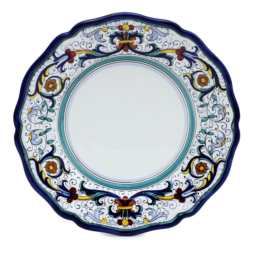 VECCHIA DERUTA: Dinner plate – DERUTA OF ITALY