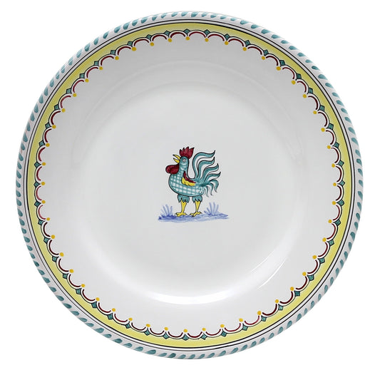 ORVIETO GREEN ROOSTER: 3 Pieces Place Setting - Artistica.com