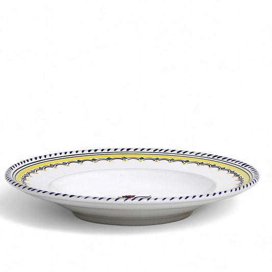ORVIETO BLUE ROOSTER SIMPLE: Pasta/Soup Rimmed Bowl Plate