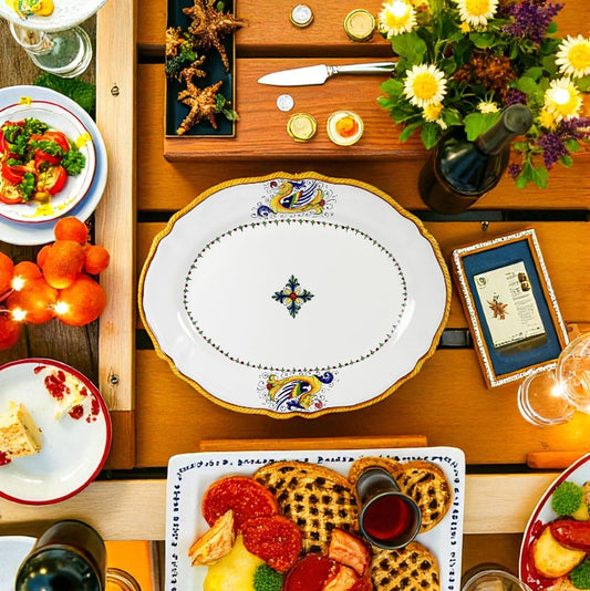 RAFFAELLESCO LITE: Serving Oval Platter
