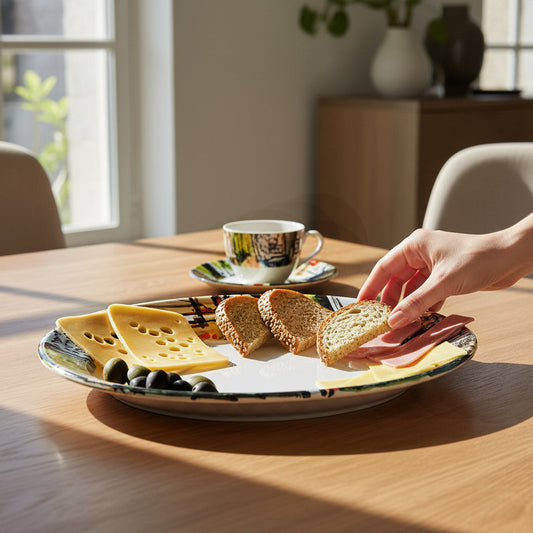 MODERNA: Serving Oval Platter - Crisalide Design by L. Centinaro