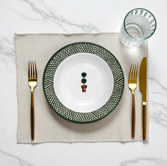 GIARDINO: Pasta/Soup Rimmed plate