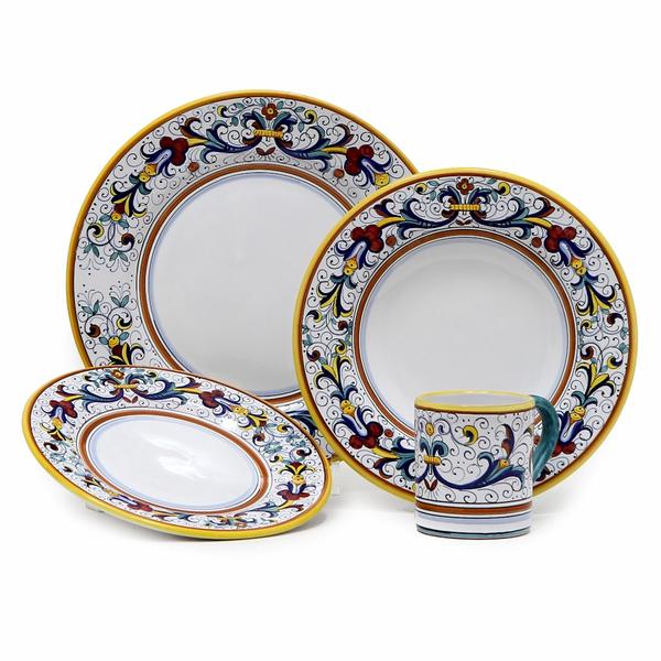 RICCO DERUTA DELUXE: 4 Pieces Place Setting - White center - Artistica.com