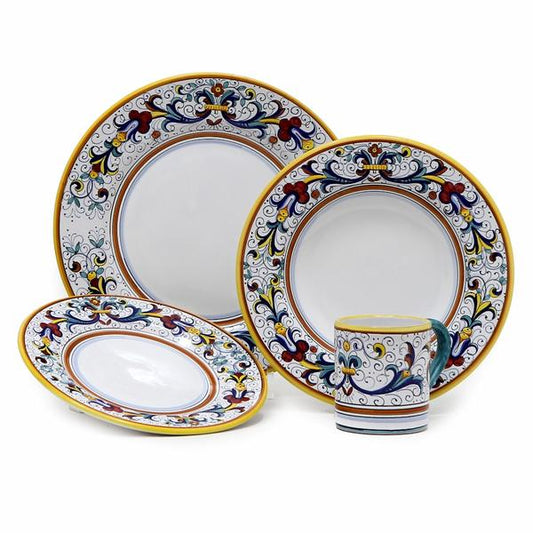 RICCO DERUTA DELUXE: 4 Pieces Place Setting - White center - Artistica.com