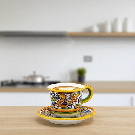 RAFFAELLESCO DELUXE: Espresso cup and Saucer