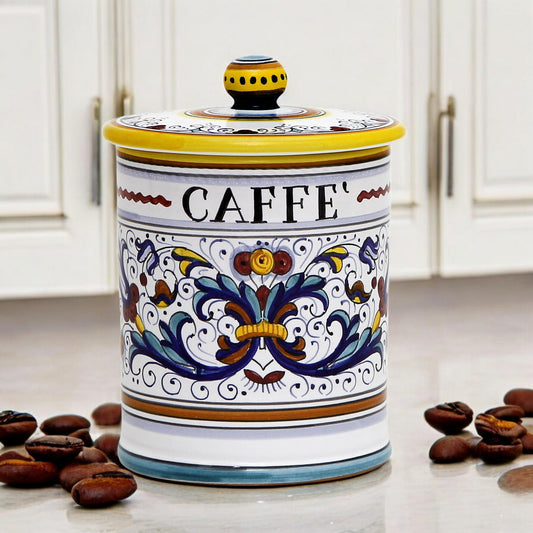RICCO DERUTA DELUXE: Caffe' (Coffee) Container Canister