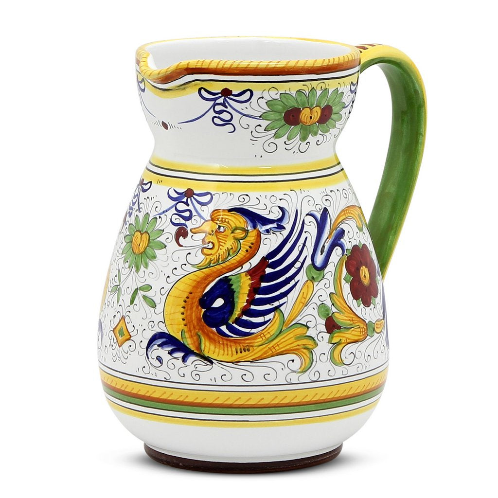 RAFFAELLESCO: Pitcher (2 Liters/64 Oz/ 8 Cups) – DERUTA OF ITALY