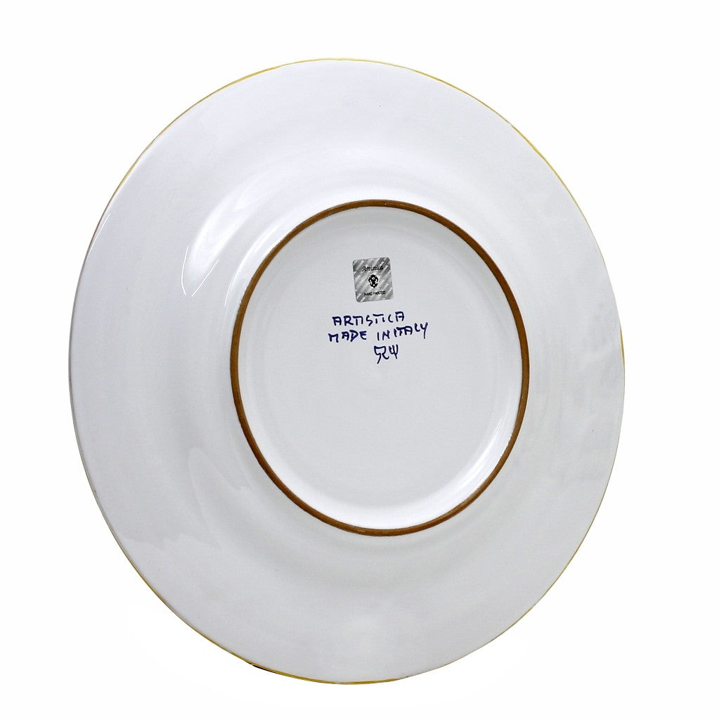 PERUGINO DERUTA: Rim Pasta Soup Bowl