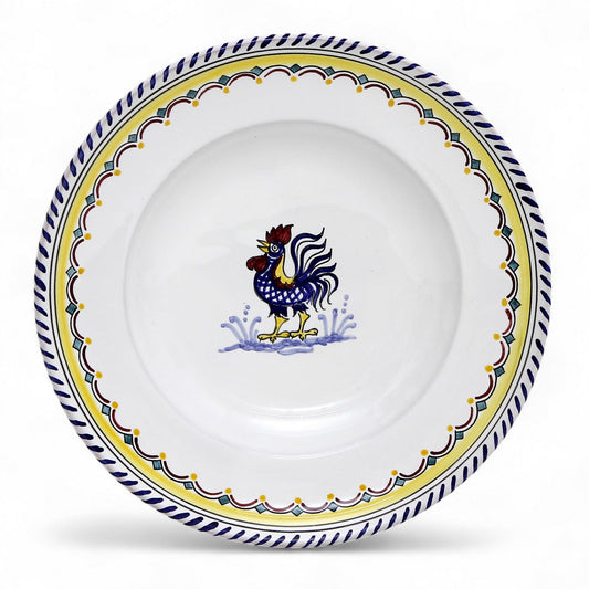 ORVIETO BLUE ROOSTER SIMPLE: Dinner Plate
