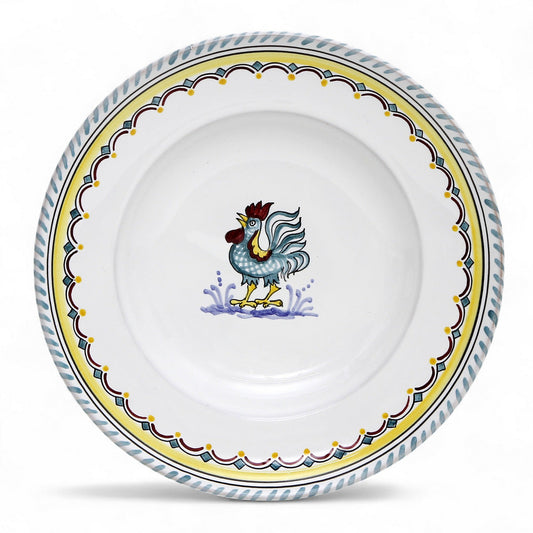 ORVIETO GREEN ROOSTER SIMPLE: Dinner Plate