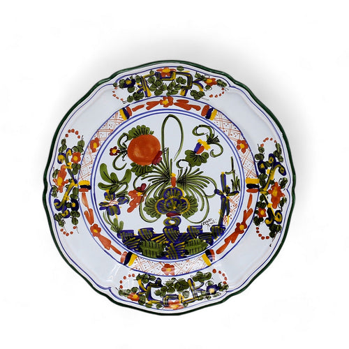 FAENZA-CARNATION: Scalloped salad plate (8 D)