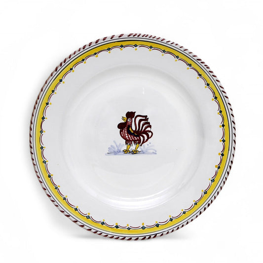 ORVIETO RED ROOSTER SIMPLE: Salad Plate