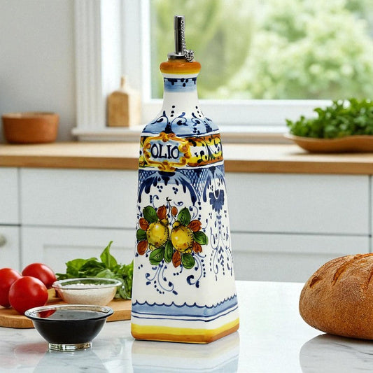 LIMONCINI: Square Olive Oil Bottle Dispenser