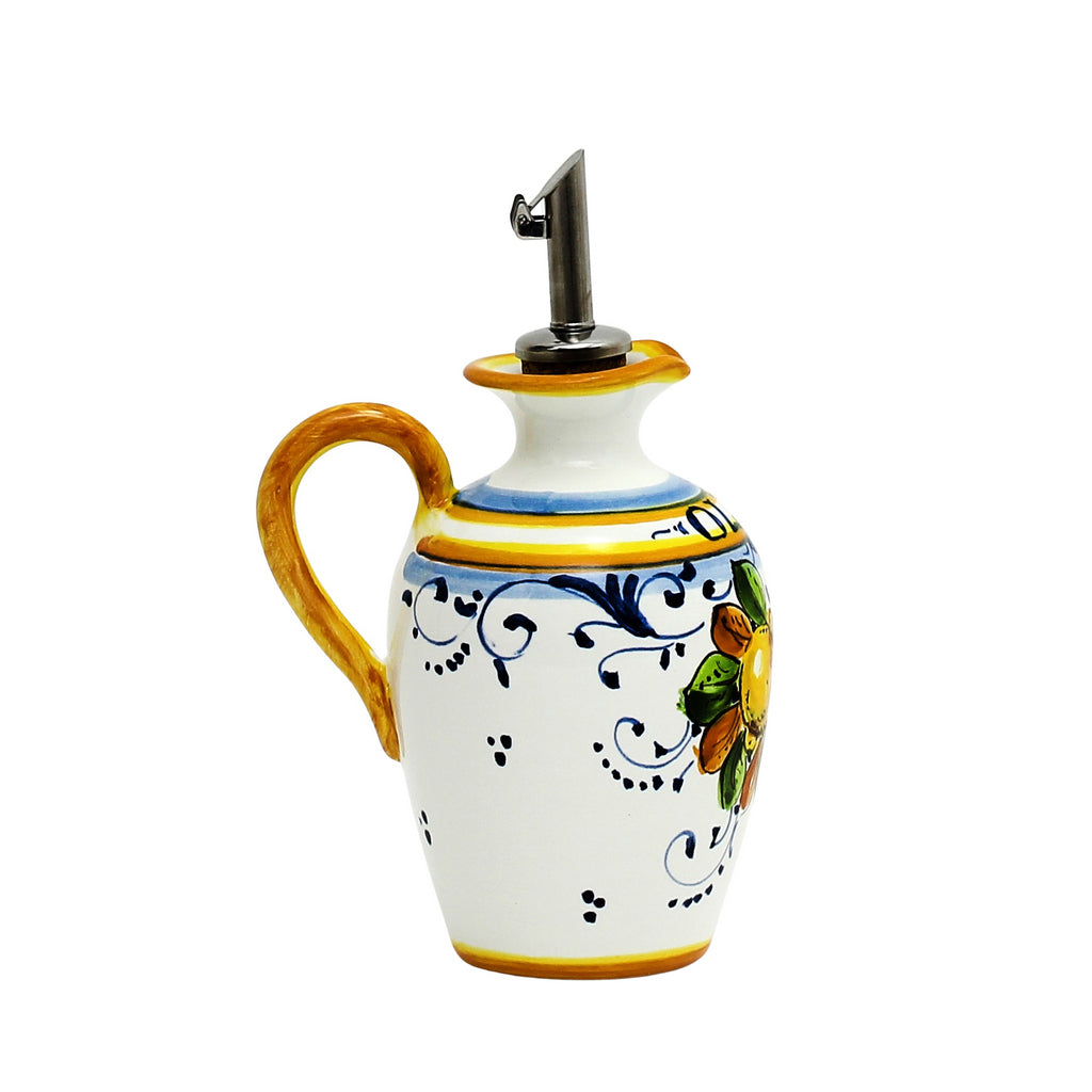 LIMONCINI: Small Olive Oil Bottle Dispenser with handle - Artistica.com