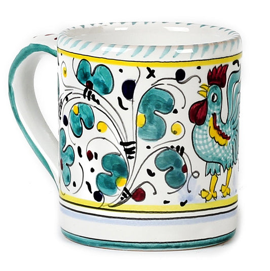 ORVIETO GREEN ROOSTER: 4 Pieces Place Setting - Artistica.com