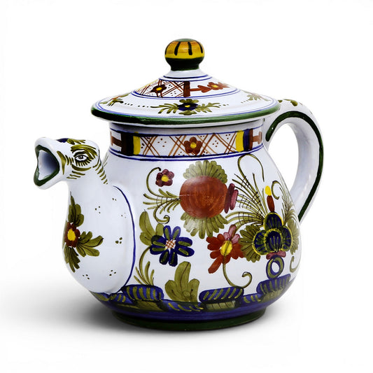 FAENZA-CARNATION: Tea Pot (5 Cups - 40 Fl Oz - 1.15 Liter)