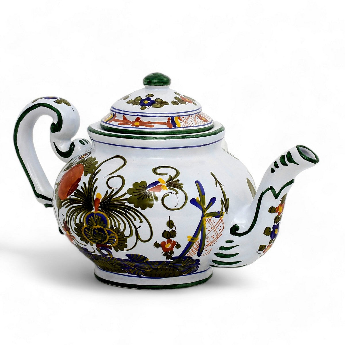 FAENZA-CARNATION: Tea Pot (5 Cups - 40 Fl Oz - 1.15 Liter)
