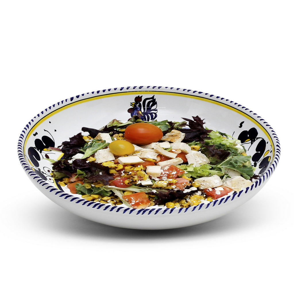 ORVIETO BLUE ROOSTER: 3 Pieces Place Setting - Artistica.com