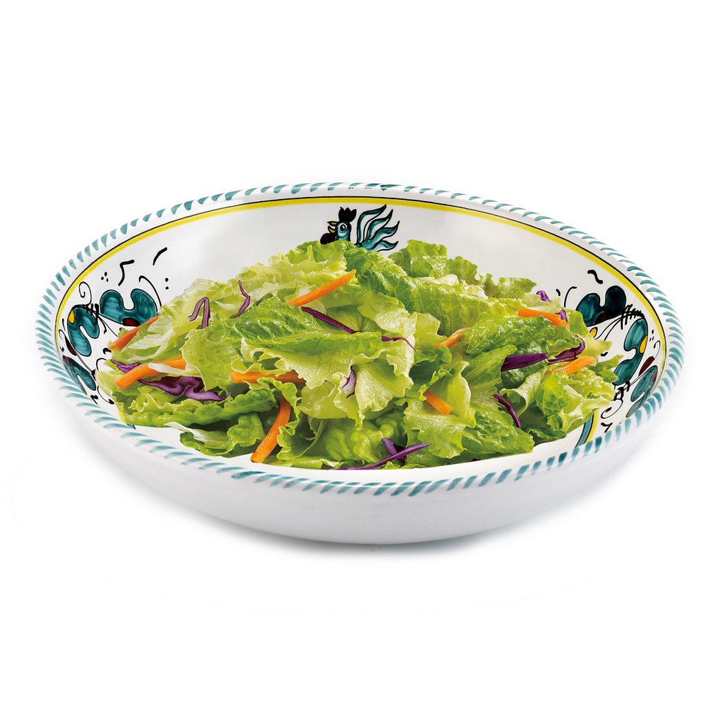 ORVIETO GREEN ROOSTER: 4 Pieces Place Setting - Artistica.com