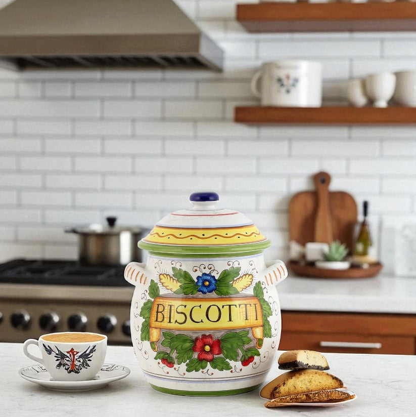 Artistica - Deruta of Italy Rustica Biscotti Jar - Thumbnail 4