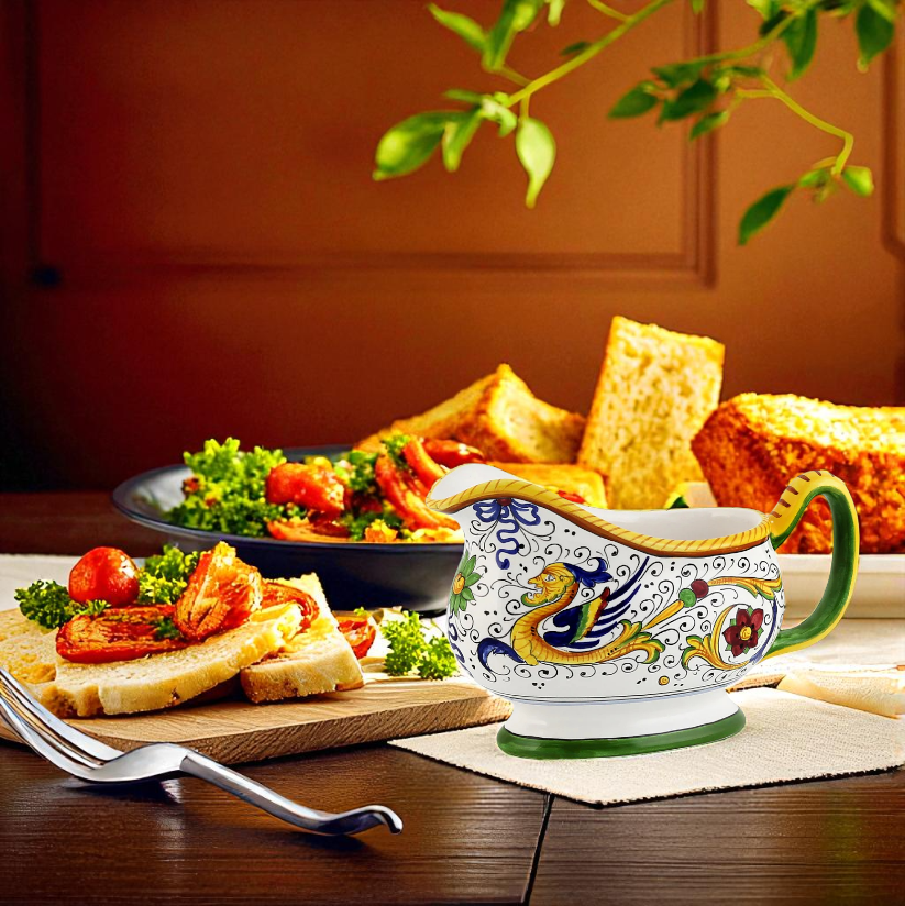 Artistica - Deruta of Italy Raffaellesco Gravy Sauce Boat - Thumbnail 2