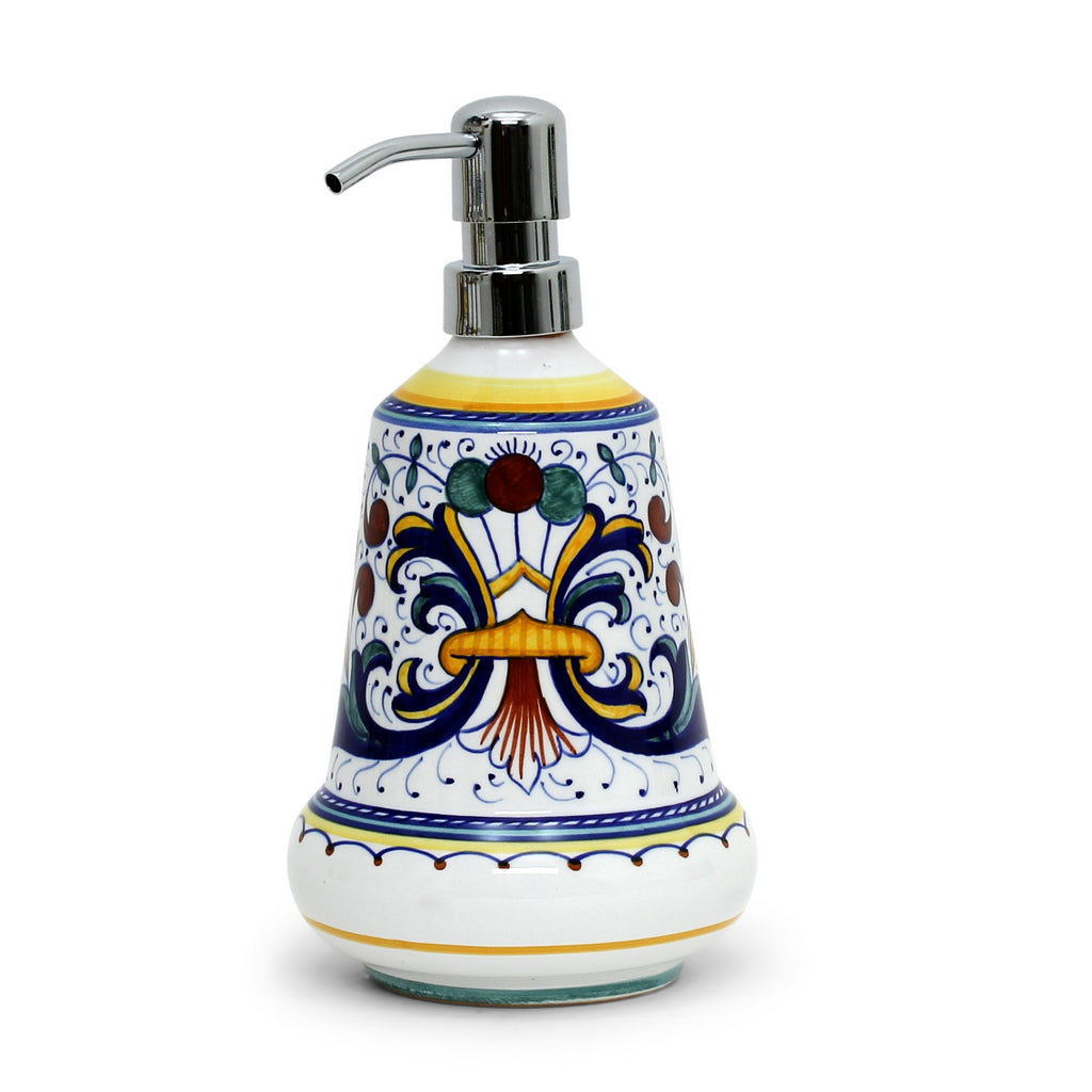 RICCO DERUTA CLASSICO: Liquid Soap/Lotion Dispenser with Chrome Pump (Medium 20 OZ)