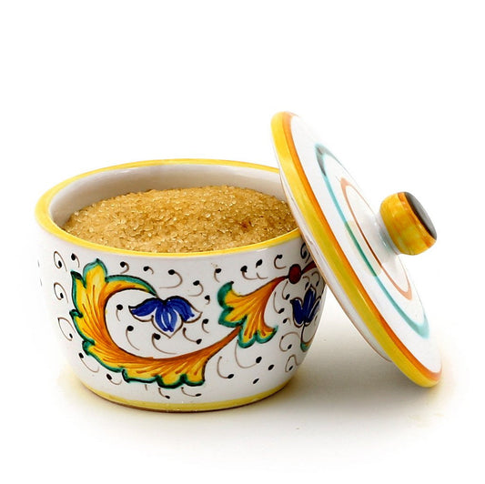 PERUGINO: Sugar Bowl w lid - Artistica.com