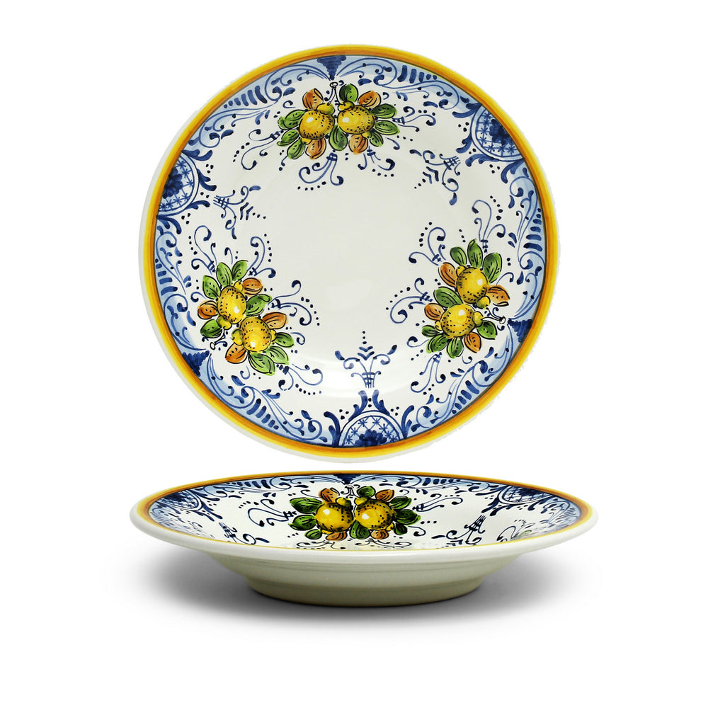 LIMONCINI: Pasta/Soup Rim Plate - Artistica.com