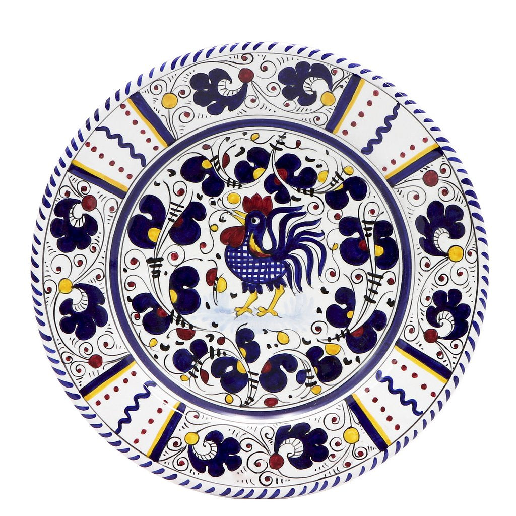 ORVIETO BLUE ROOSTER: 5 Pieces Place Setting - Artistica.com