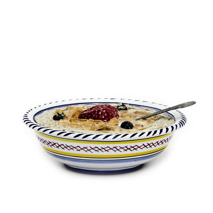 ORVIETO BLUE ROOSTER: Cereal Bowl - Artistica.com