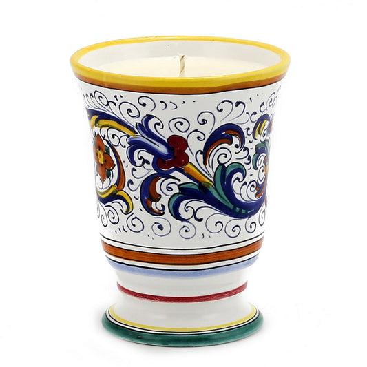 DERUTA CANDLES: Bell Cup Candle ~ Ricco Deruta Design