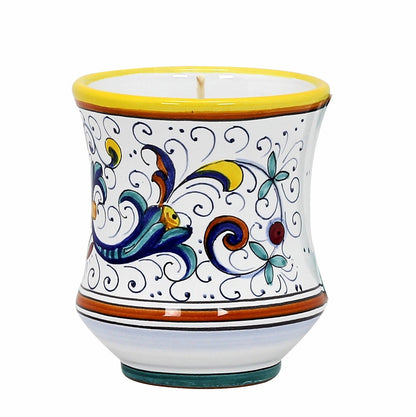 DERUTA CANDLES: Deluxe Precious Concave Candle RICCO DERUTA DELUXE Design - Artistica.com