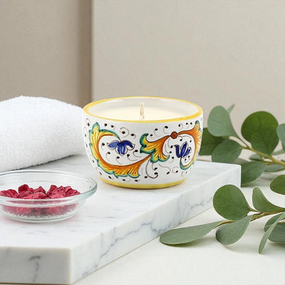 DERUTA CANDLES: Jar Candle with lid ~ Perugino Design