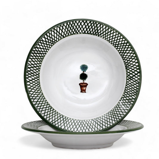 GIARDINO: Rim Pasta Soup plate