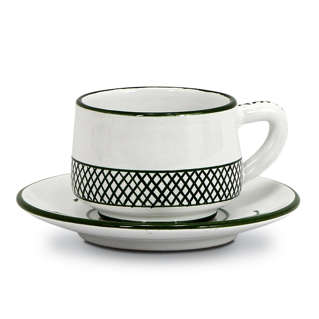 GIARDINO: Cup and Saucer Set [R] - Artistica.com