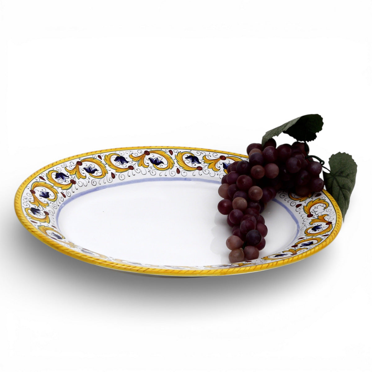 PERUGINO DERUTA: Large Oval Platter
