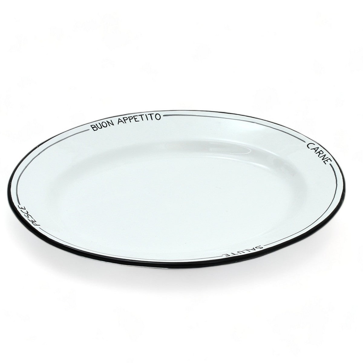 POSATA NERO: Oval Serving Platter