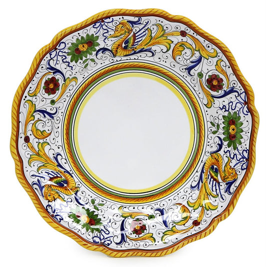 RAFFAELLESCO DELUXE: Dinner Plate - White Center