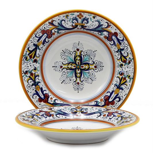 RICCO DERUTA DELUXE: Pasta/Soup Rimmed Bowl Plate