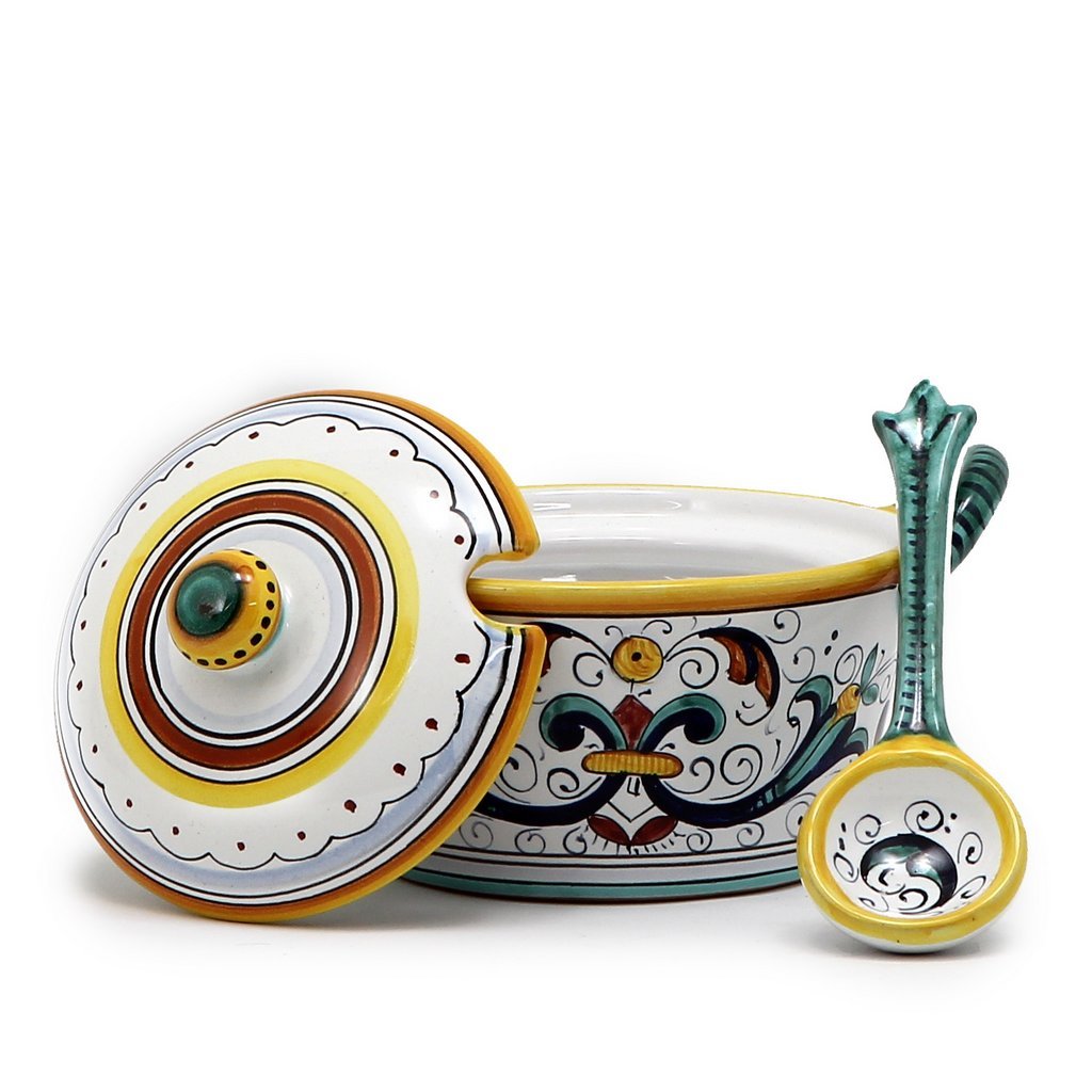 RICCO DERUTA DELUXE: Covered Parmesan Cheese Bowl with Spoon - Artistica.com