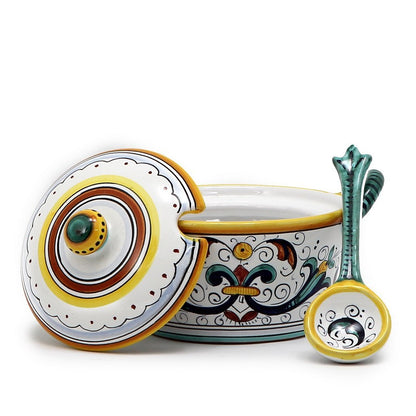 RICCO DERUTA DELUXE: Covered Parmesan Cheese Bowl with Spoon - Artistica.com
