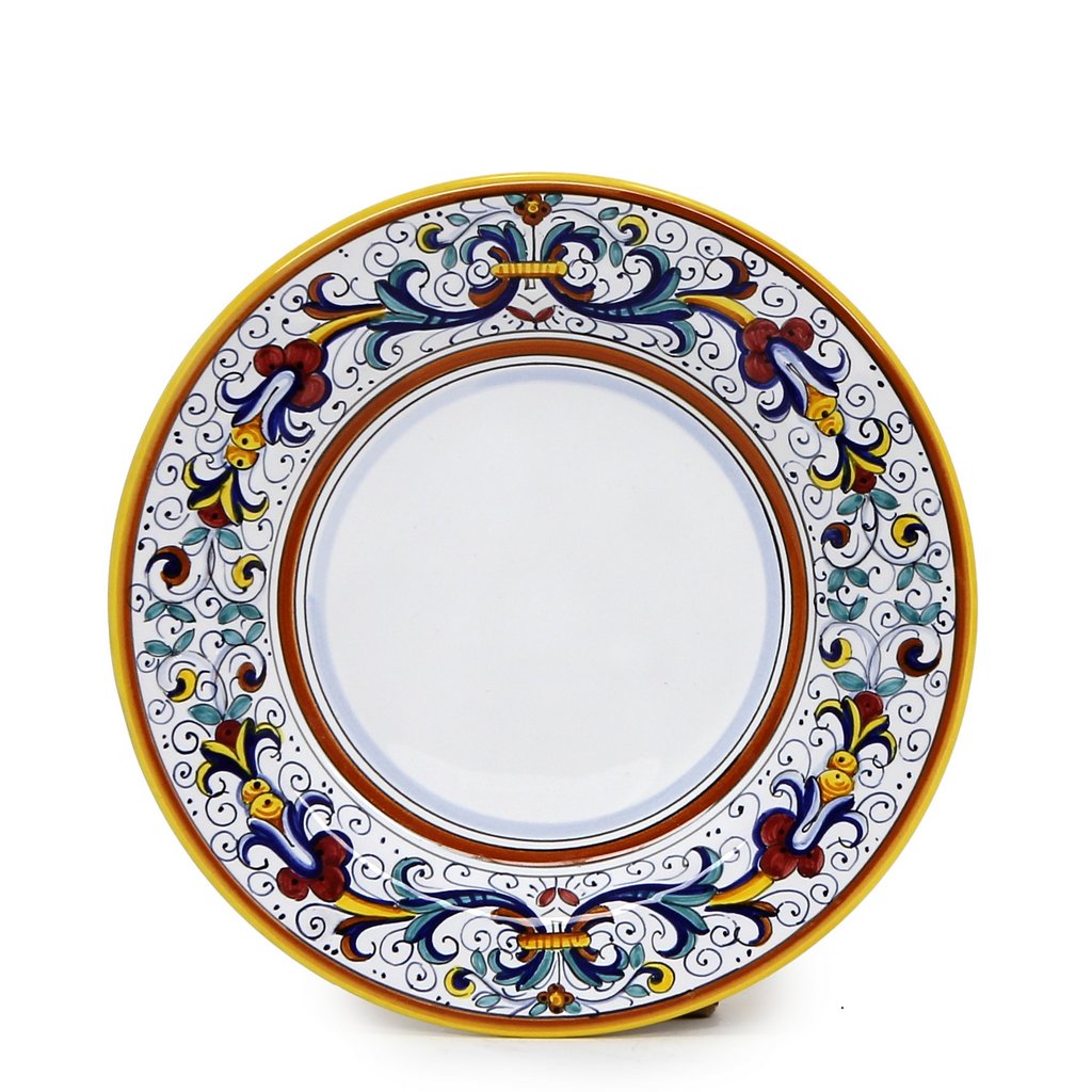 RICCO DERUTA DELUXE: Salad Plate - White Center