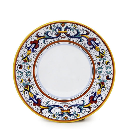 RICCO DERUTA DELUXE: Salad Plate - White Center