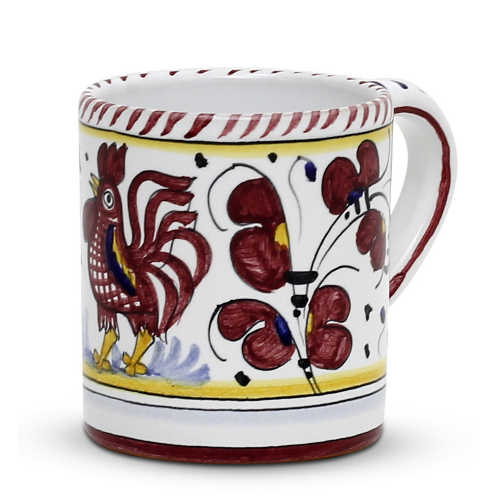 ORVIETO RED ROOSTER: Mug (10 Oz.)