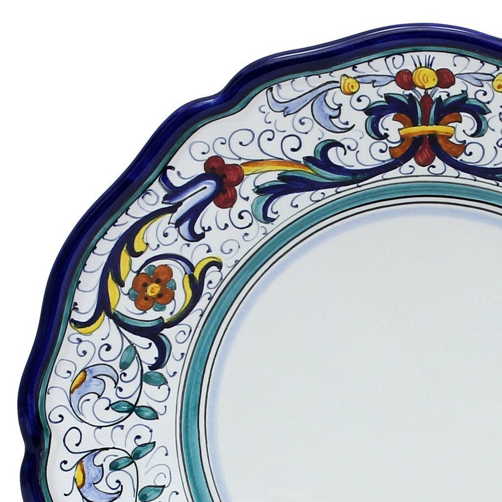 VECCHIA DERUTA: Dinner plate - DERUTA OF ITALY