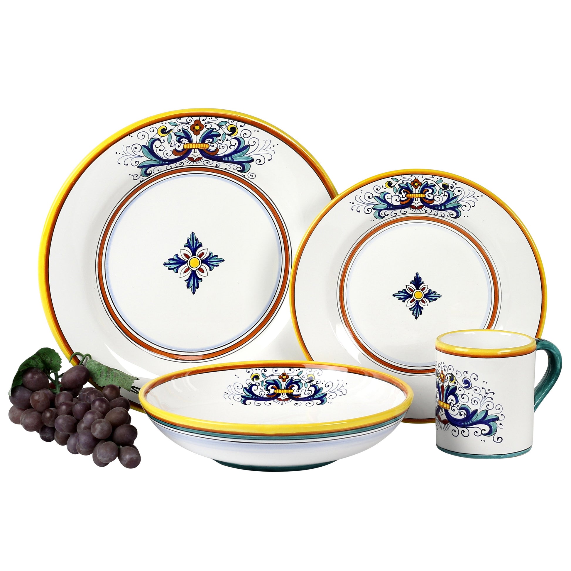 RICCO DERUTA LITE: Dinner Plate - DERUTA OF ITALY