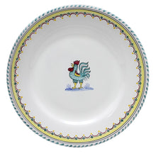ORVIETO GREEN ROOSTER SIMPLE: Dinner Plate - DERUTA OF ITALY