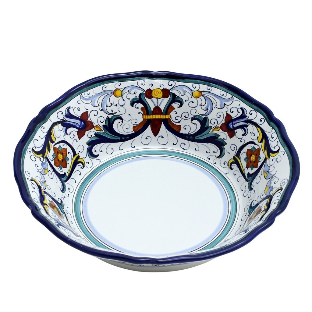 VECCHIA DERUTA: Serving pasta bowl (Large) - DERUTA OF ITALY