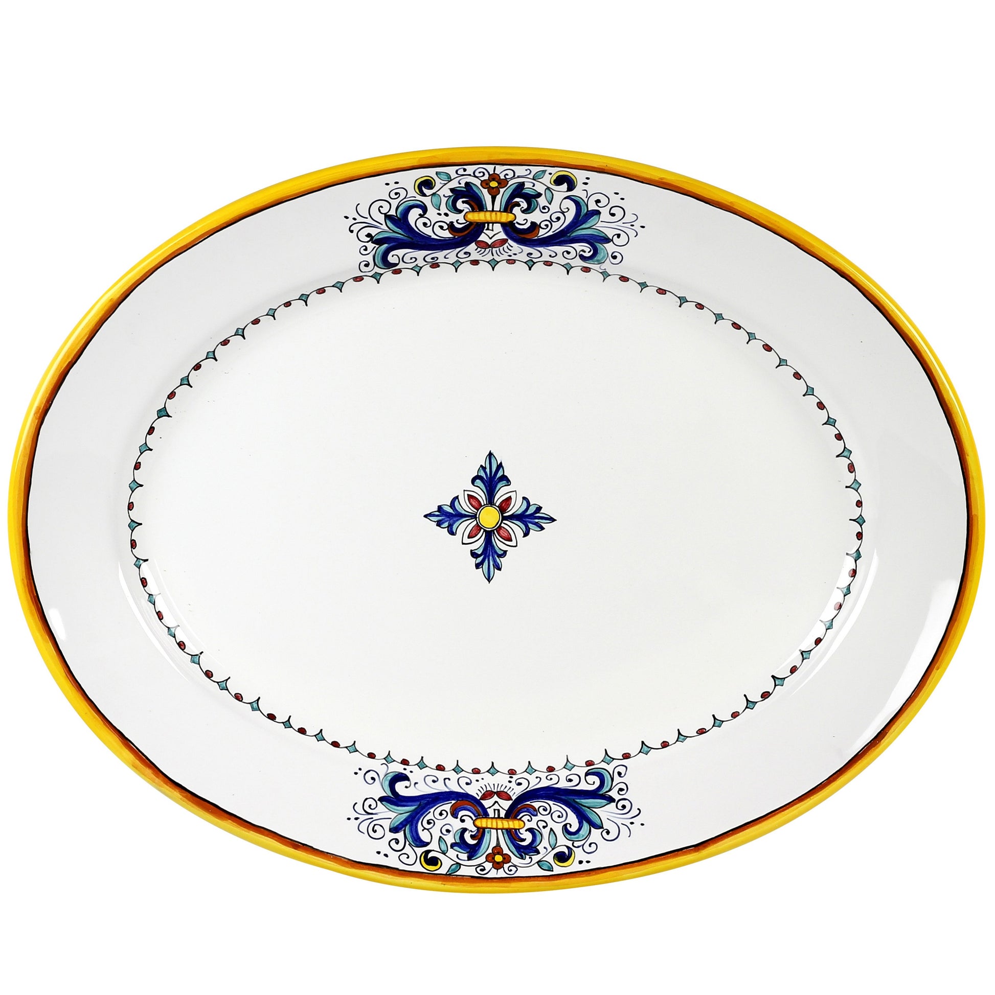 RICCO DERUTA LITE: Large Oval Platter - DERUTA OF ITALY