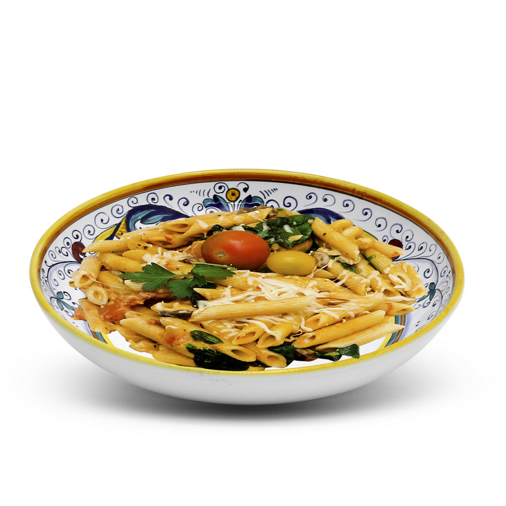 RICCO DERUTA: Risotto/Pasta/Cioppino round shallow coupe bowl - Artistica.com